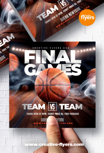 Basketball Game Flyer