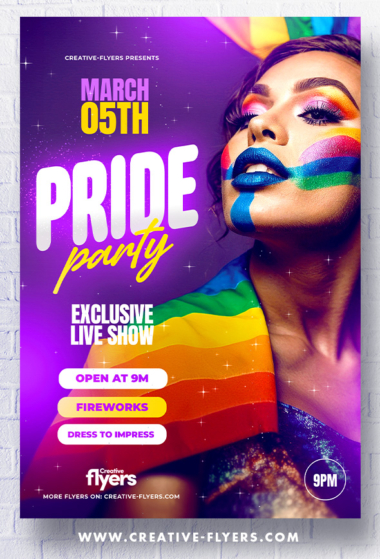 Pride Party Flyer