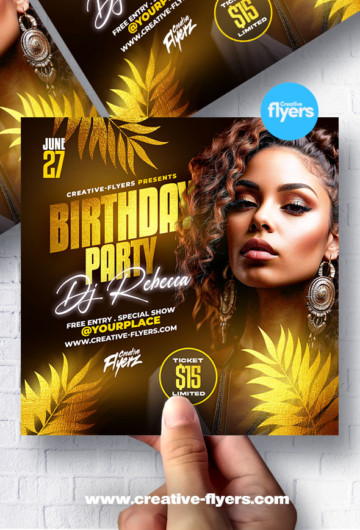 Birthday Party Flyer