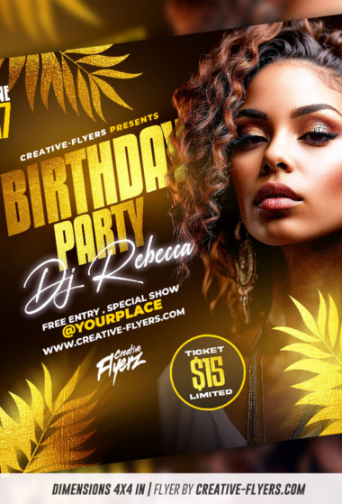 Birthday Party Flyer