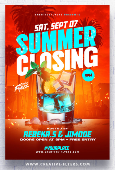 closing flyer