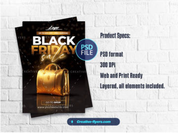 Black Friday PSD flyer