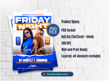 Ladies Friday Night Flyer