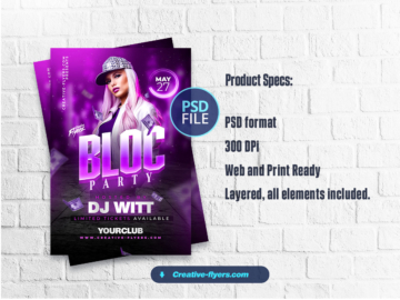 Dj Nightclub Flyer Design